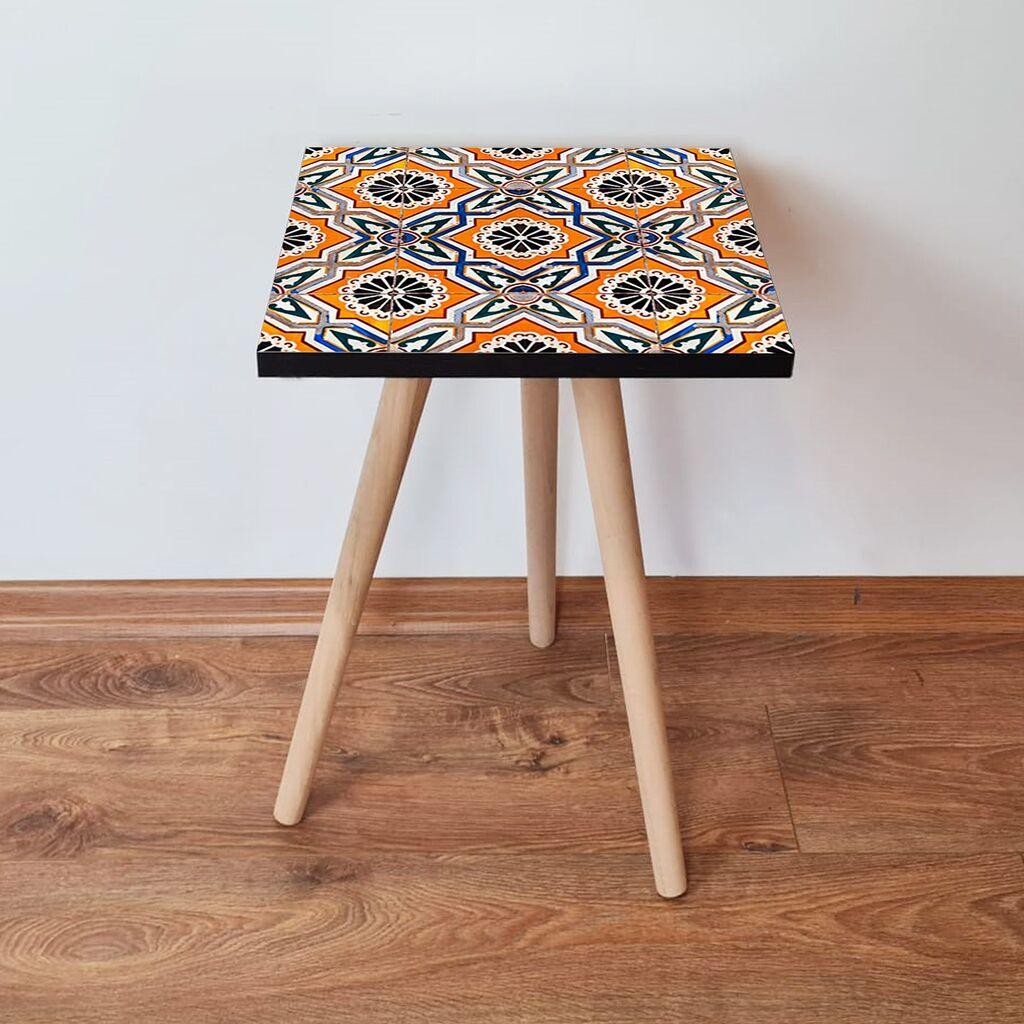Маса Hanah Home Club Shp29, 35x42x35 см, шарена
