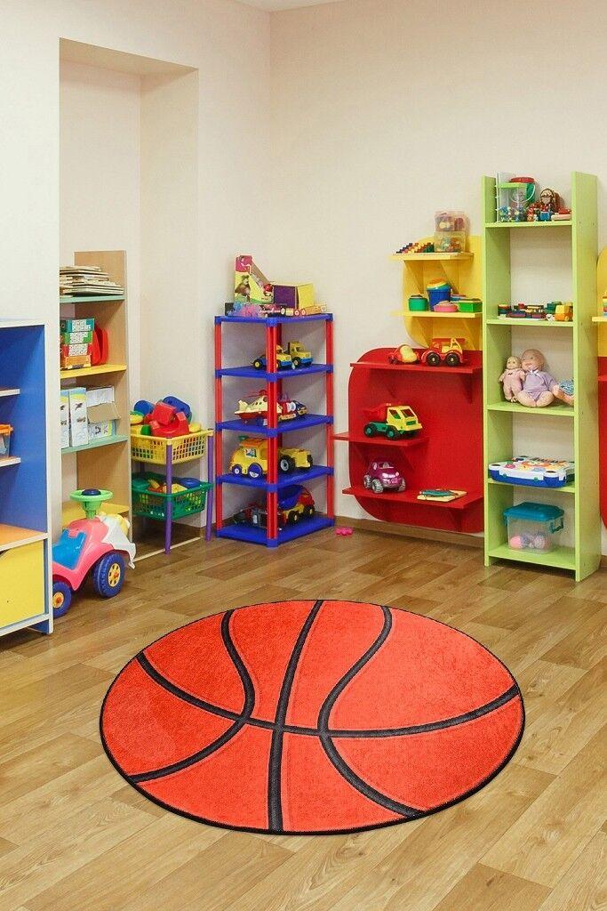 Conceptum Hypnose Carpet Basketball, O140 cm, портокал