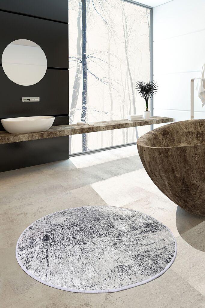 Простирка за бања L'essentiel Maison Evidence, 100cm, сива боја