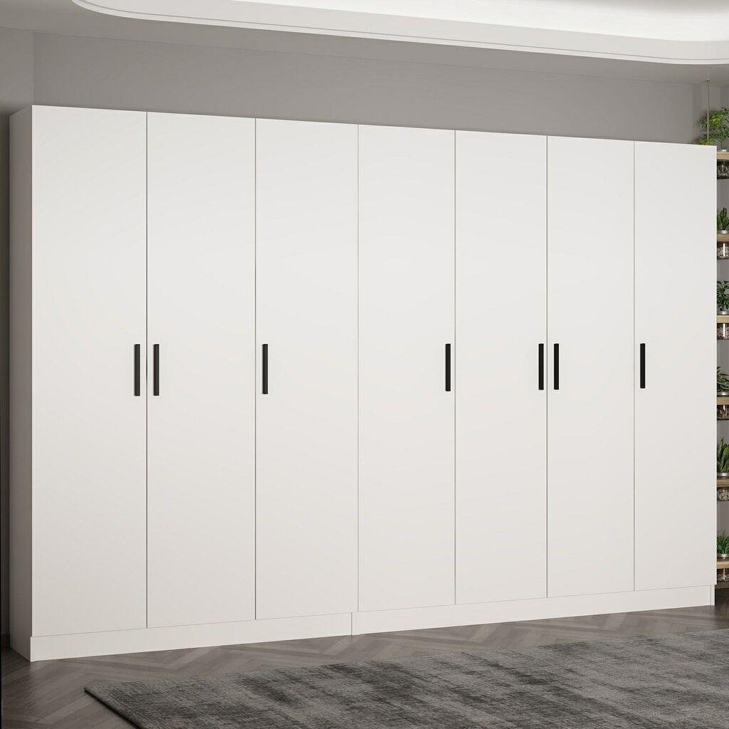 Гардеробер Hanah Home Noah-8205, 315x210x35 см, бел