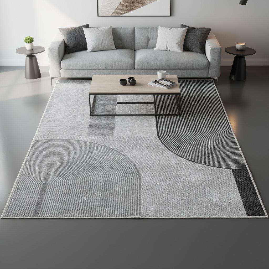Conceptum Hypnose Carpet Infkece14, 80x150 cm, сива боја