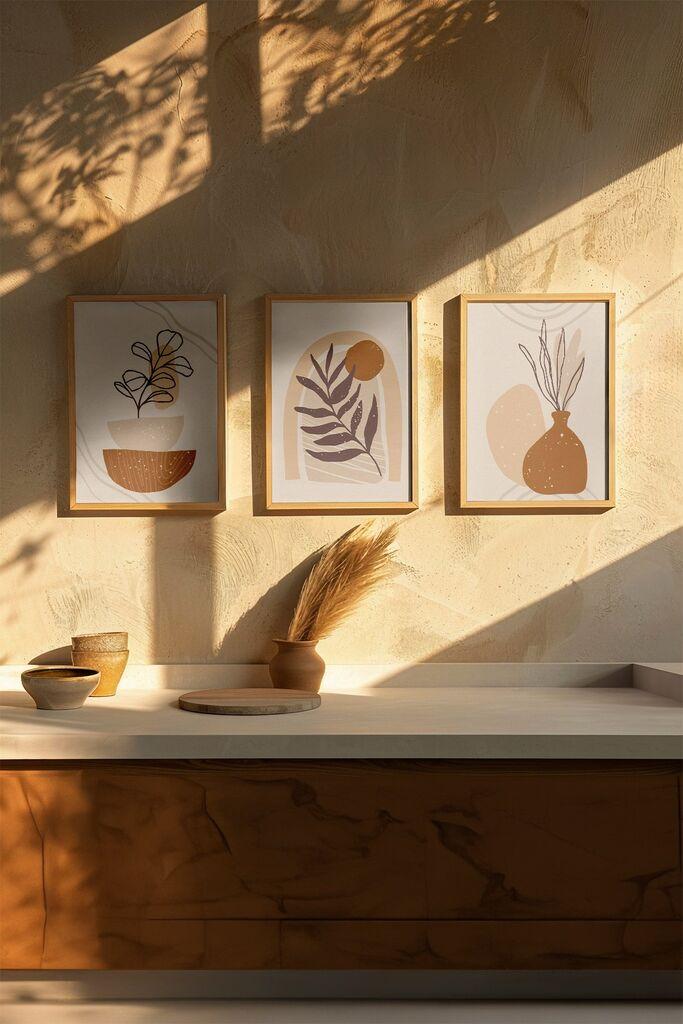 Слика Wallity 3Dartsoho101, 3 дела, 33 x 48 см