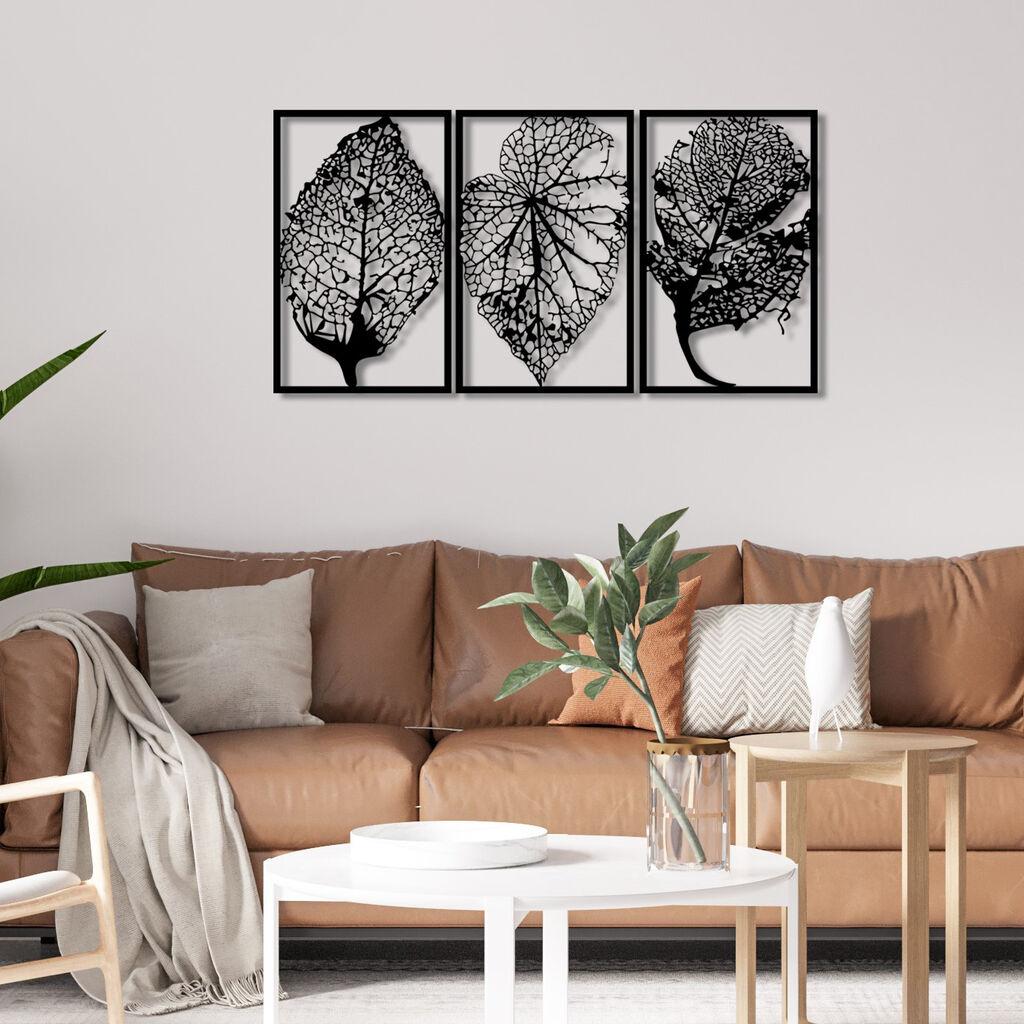 Wallity Saya декорација за dzид, 115x60 см, црна