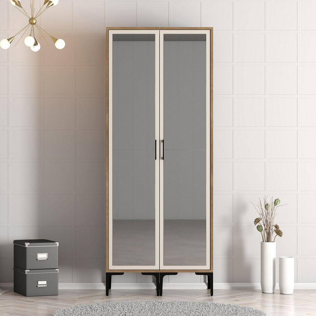 Гардеробер Hanah Home Kumsal RR, 80x201,4 см, крем