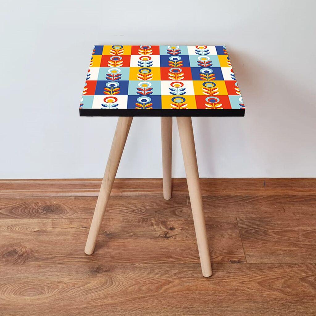 Маса Hanah Home Club Shp375, 35x42x35 см, шарена