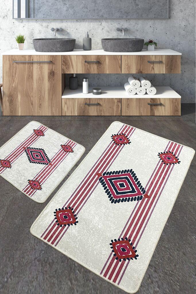 L'essentiel Maison Сет од 2 килими за бања Шарени