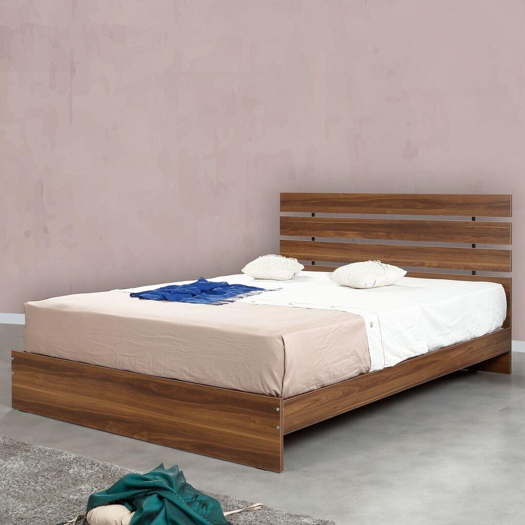 Француски кревет Hanah Home Fuga 150, 155x100x205 см, кафеав