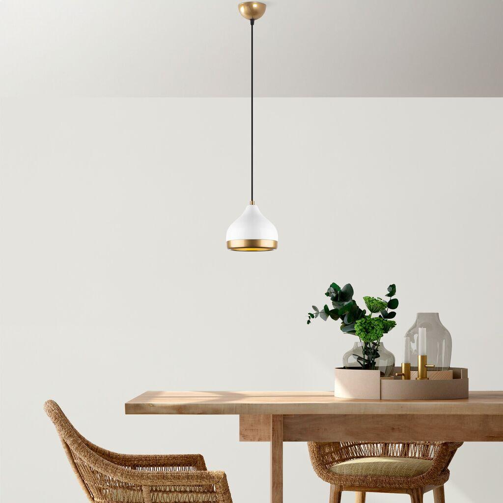 Opviq Luster Yildo-M-6870, 17x17x112cm, IP20, бело-златна боја