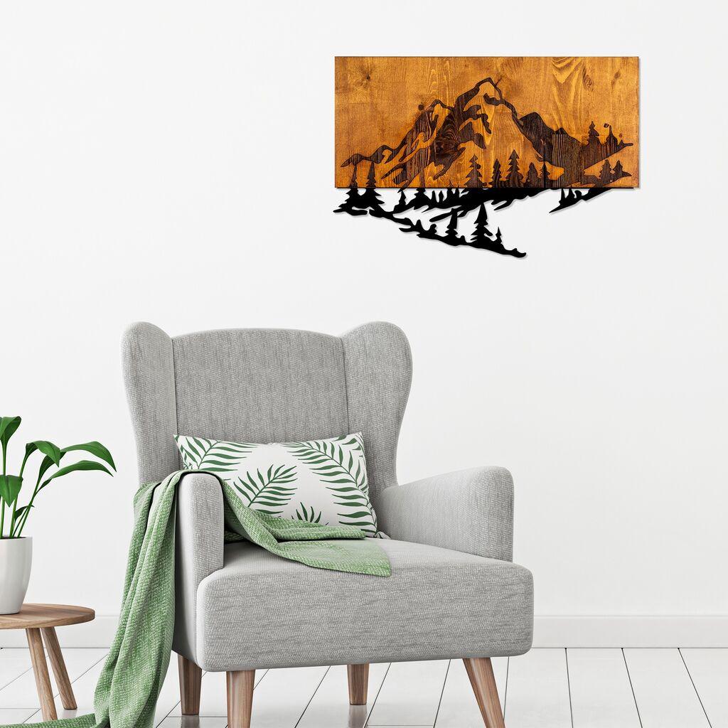 Wallity декорација за dzид Dag 2, 38x58 см, кафеава боја