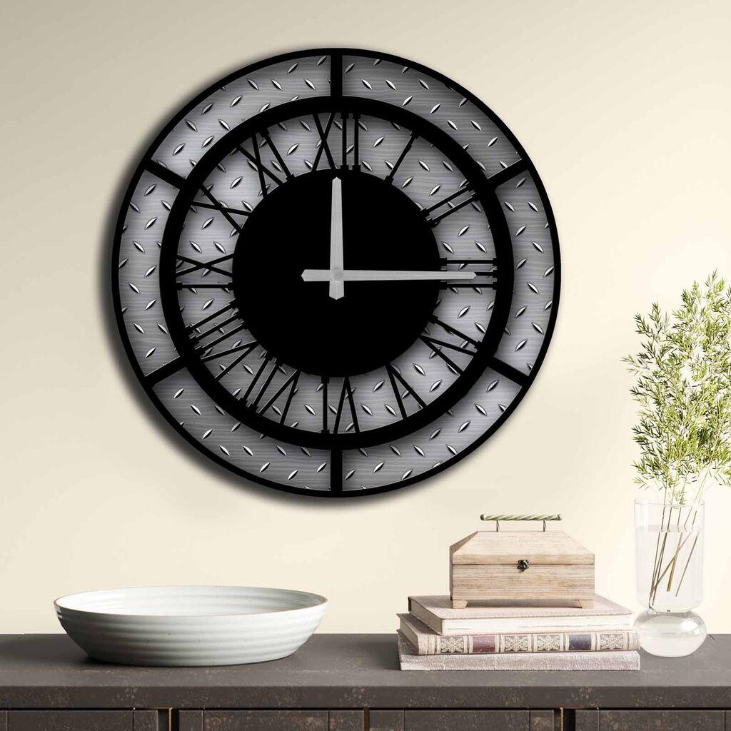Wallity MDF dzиден часовник 50 см во боја