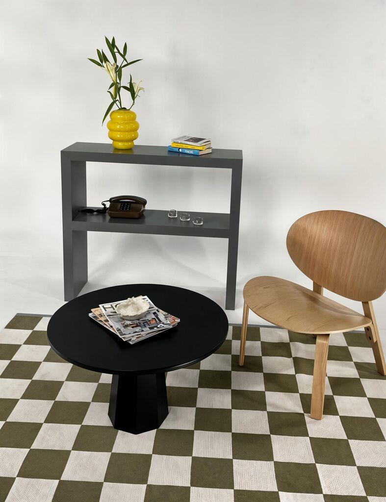 Маса Hanah Home Club Lilyum 42, 69x42x69 см, црна