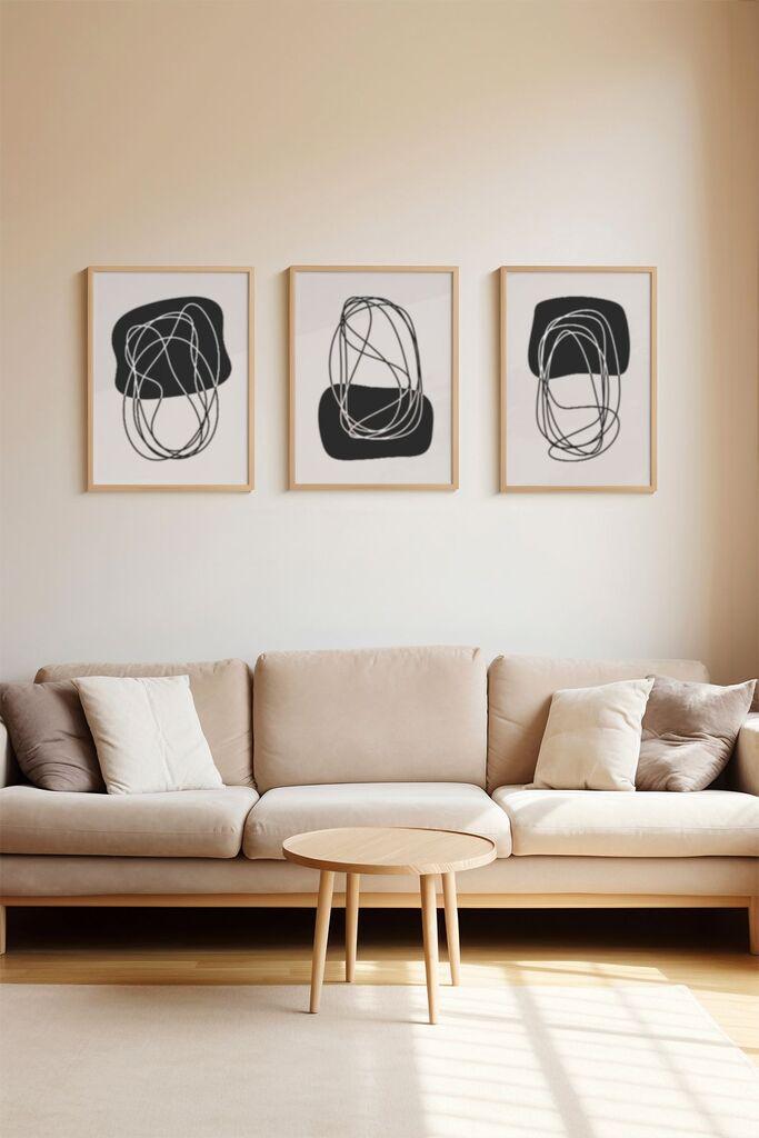 Слика Wallity Ersydata10-70100, 3 дела, 70 x 100 см