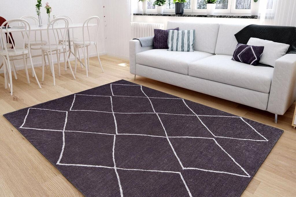 Conceptum Hypnose Carpet Soul Chenille 328, 75x150cm, црна