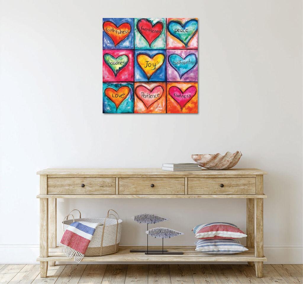 Декоративна слика Wallity KC433, 45x45 см, шарена