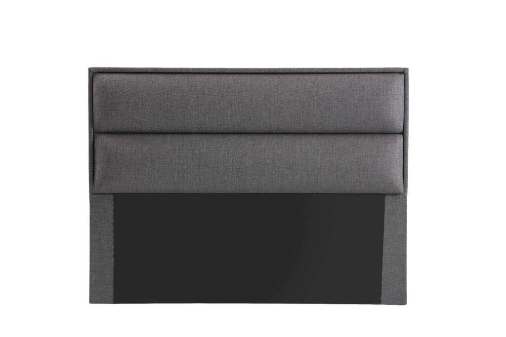 Татес за кревет Hanah Home Rise, 187x127x5 см, темно сива