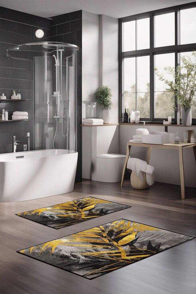 Комплет простирки за бања L'essentiel Maison CT-5422, 2 парчиња, шарени