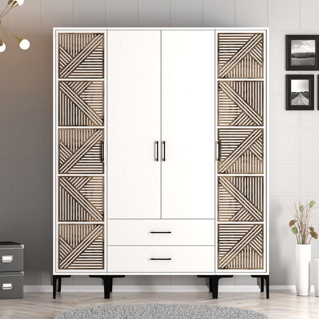 Гардеробер Hanah Home Kumsal PTP, бел