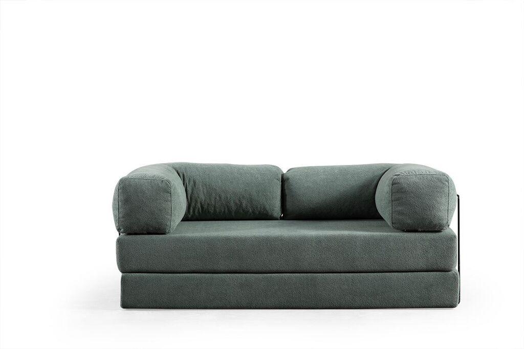 Atelier del Sofa Двосед Via Con, 200x100x80 см, зелена