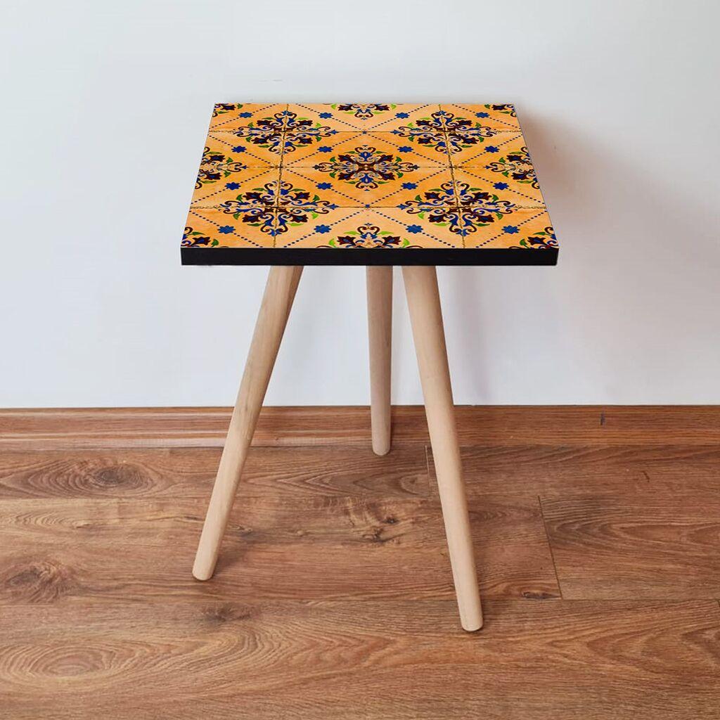 Маса Hanah Home Club Shp43, 35x42x35 см, шарена