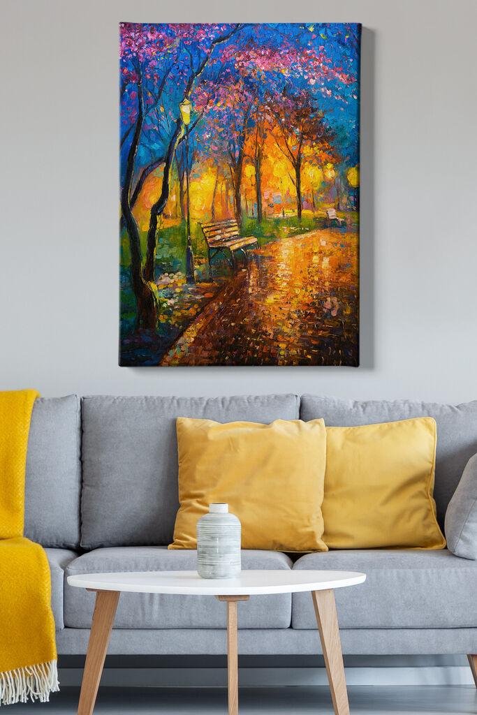 Wallity Декоративна маса на платно со слики 19, 70x100 см