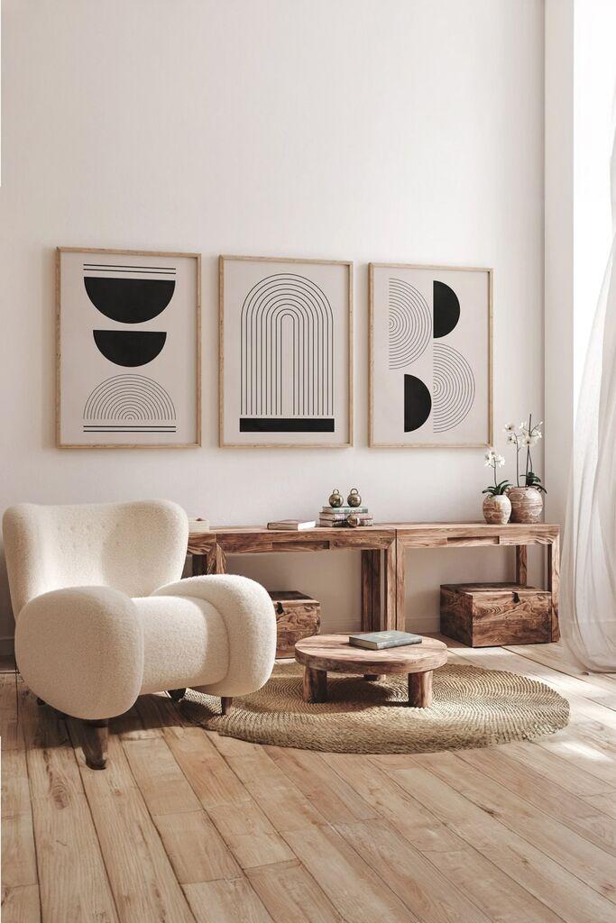 Слика Wallity 3Dartsoho82, 3 дела, 33 x 48 см