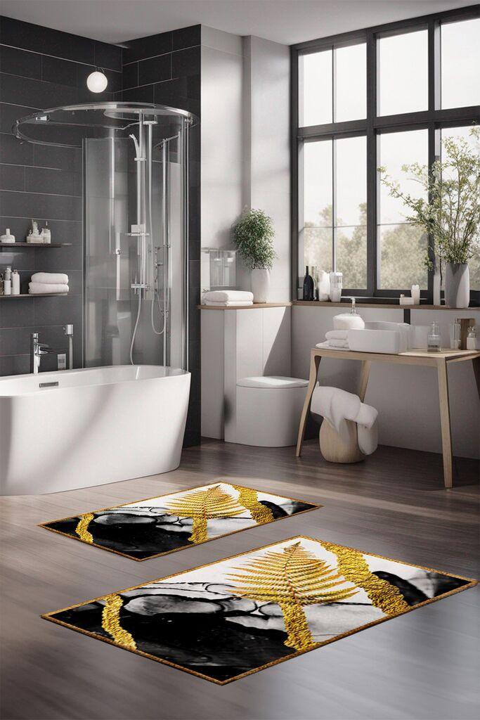 Комплет простирки за бања L'essentiel Maison CT-5267, 2 парчиња, шарени