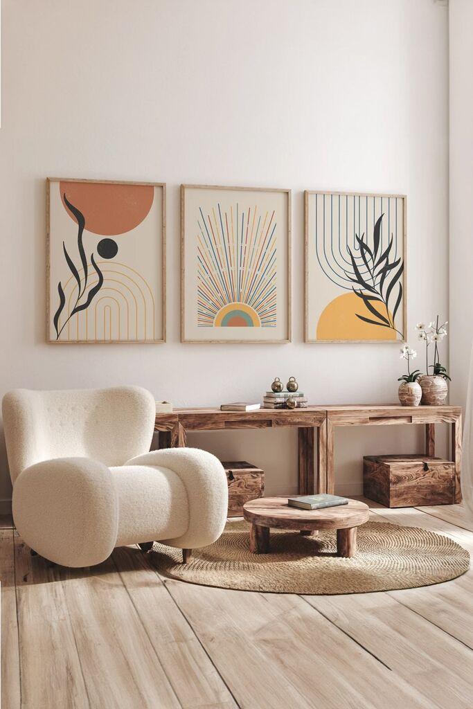 Слика Wallity 3Dartsoho23, 3 дела, 33 x 48 см