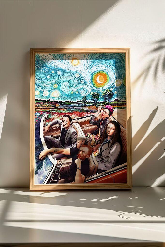 Слика во рамка Wallity Artsmdftek38, 50x70 см