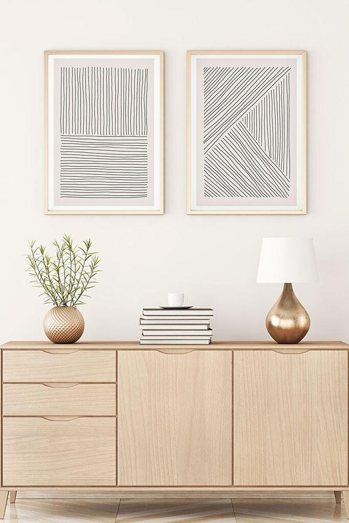 Wallity врамена слика Huhu2, 50x70 см, 2 дела