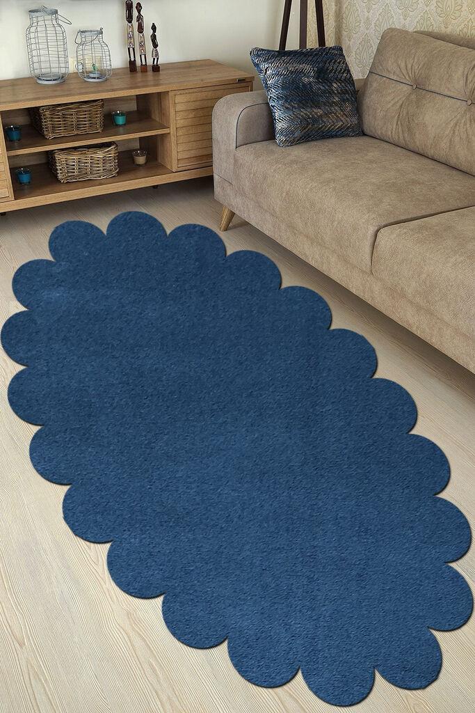 Conceptum Hypnose Carpet Ellipse Daisy, 80x120 cm, Teget