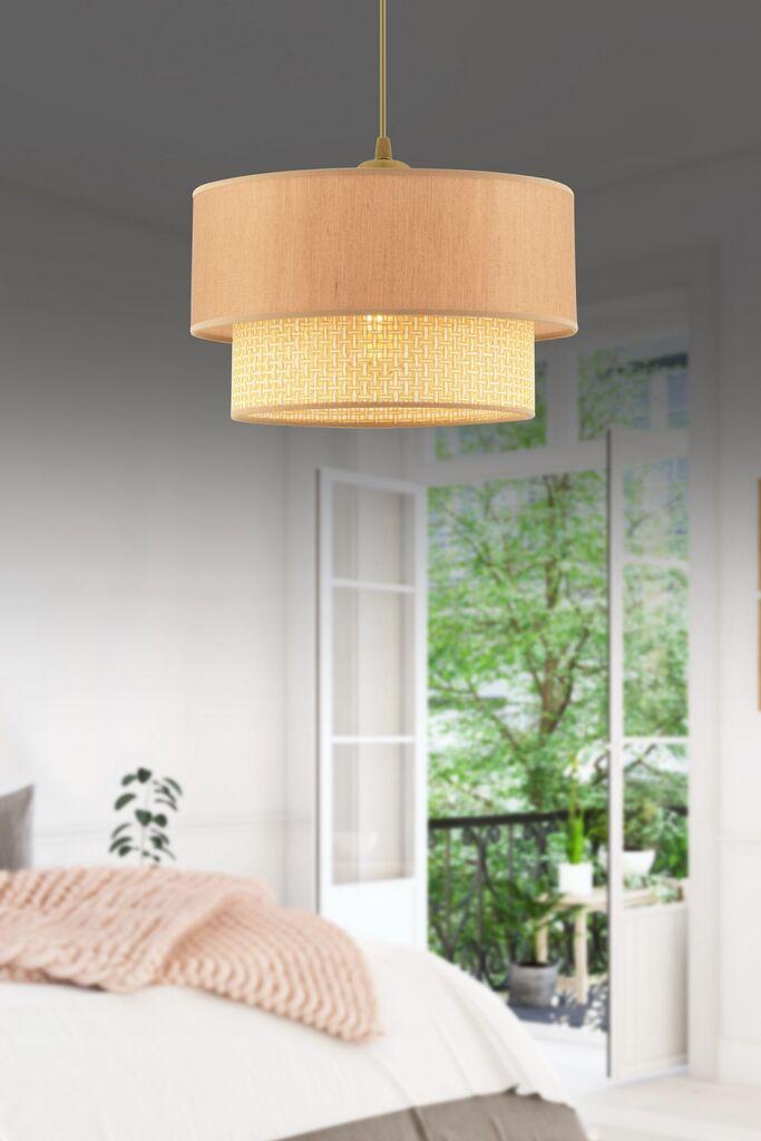 Opviq Luster Echo Hazeran, 30x30 см, беж-портокалова