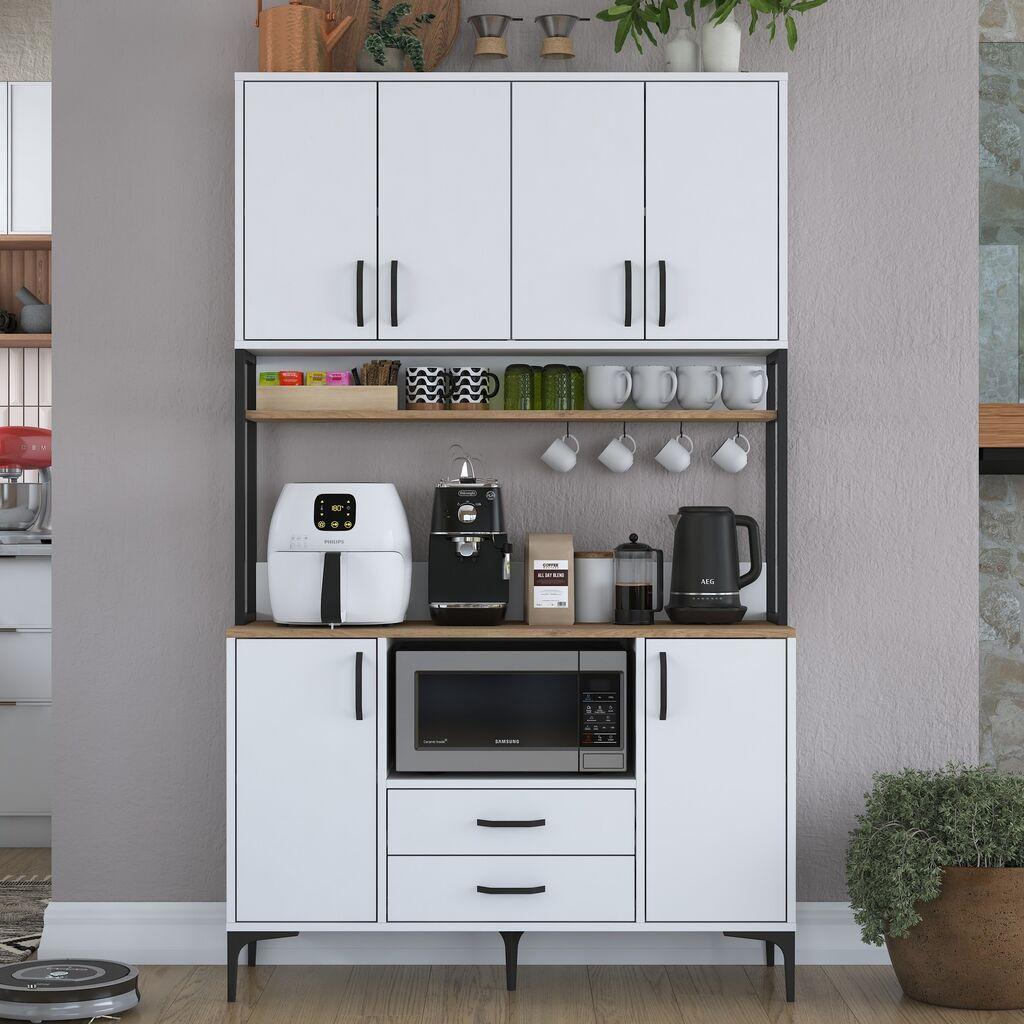 Комода Hanah Home JE169 3400, 120x198,6x40 см, бела
