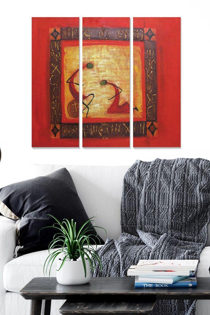 Wallity слика MDF10257, 70x50 см, 3 дела