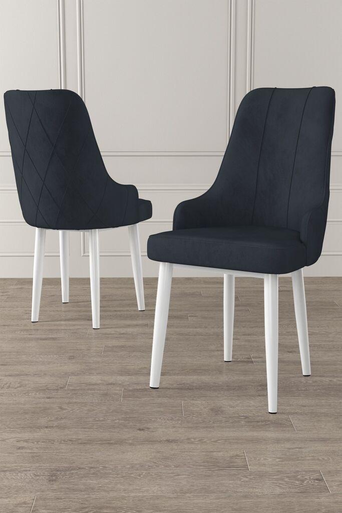 Комплет столчиња Hanah Home Trex, 46x95x42 см, 6 парчиња, антрацит-бела