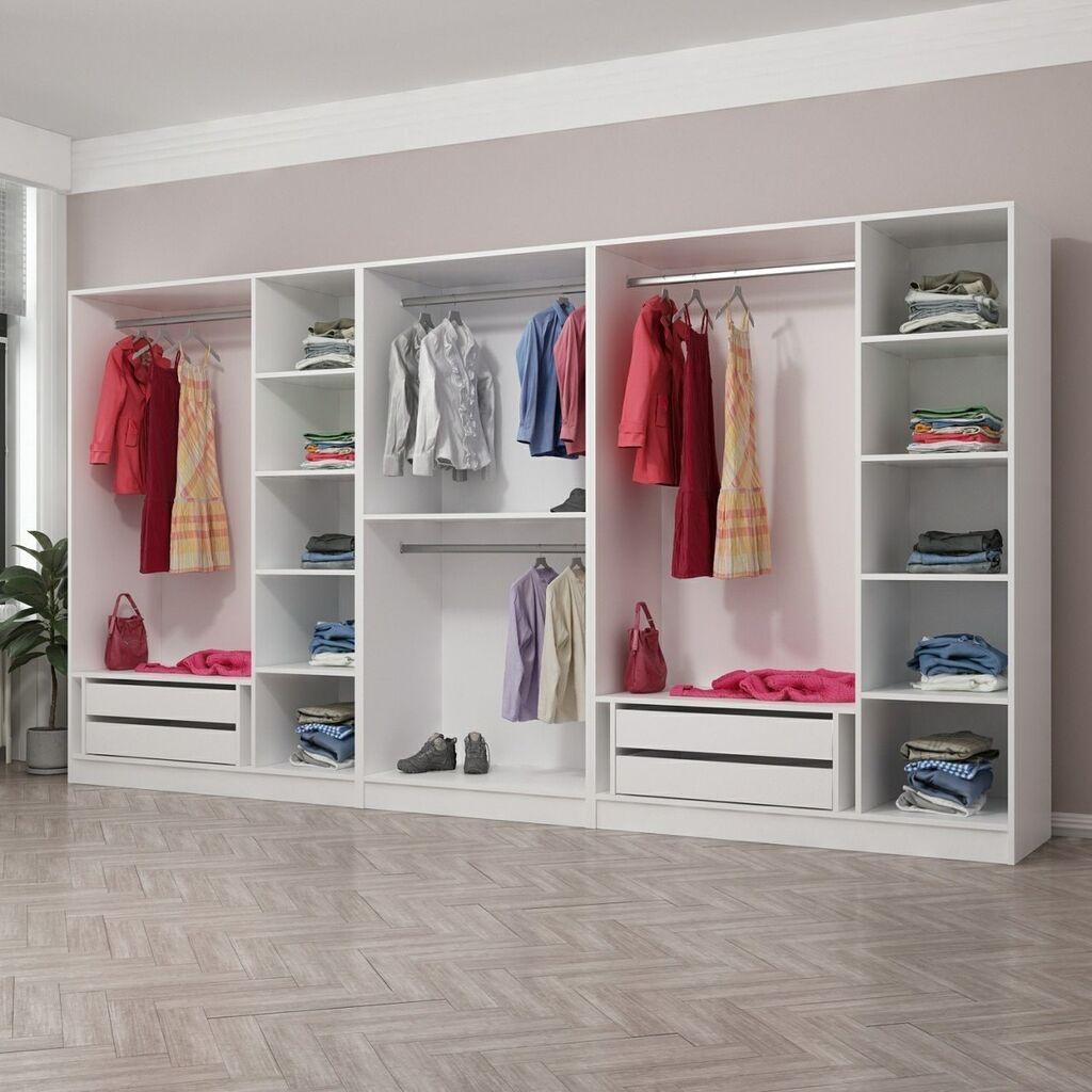 Гардеробер Hanah Home Kale-5038, 360x210x52 см, бела