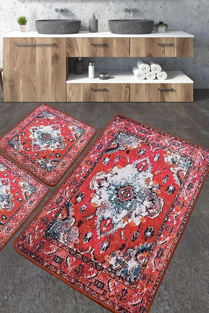 L'essentiel Maison Сет од 3 килими за бања Сина