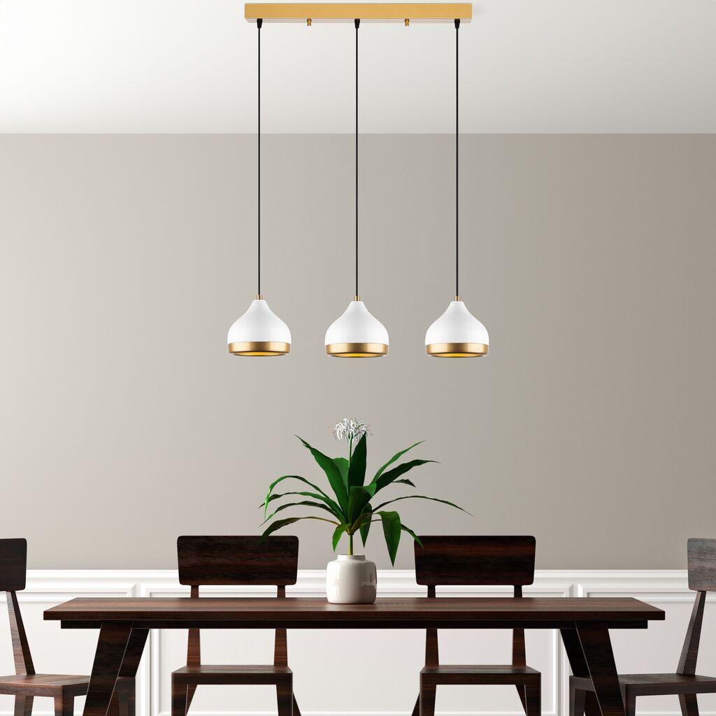 Opviq Luster Yildo-M-6880, 67x17x111cm, IP20, бело-златна боја