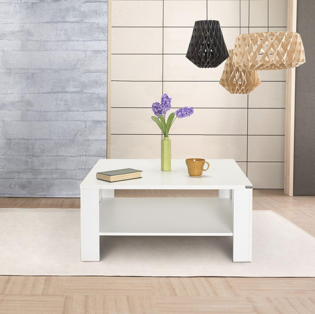 Маса Hanah Home Club Shp-690-Dd-1, 90x42x90 см, бела