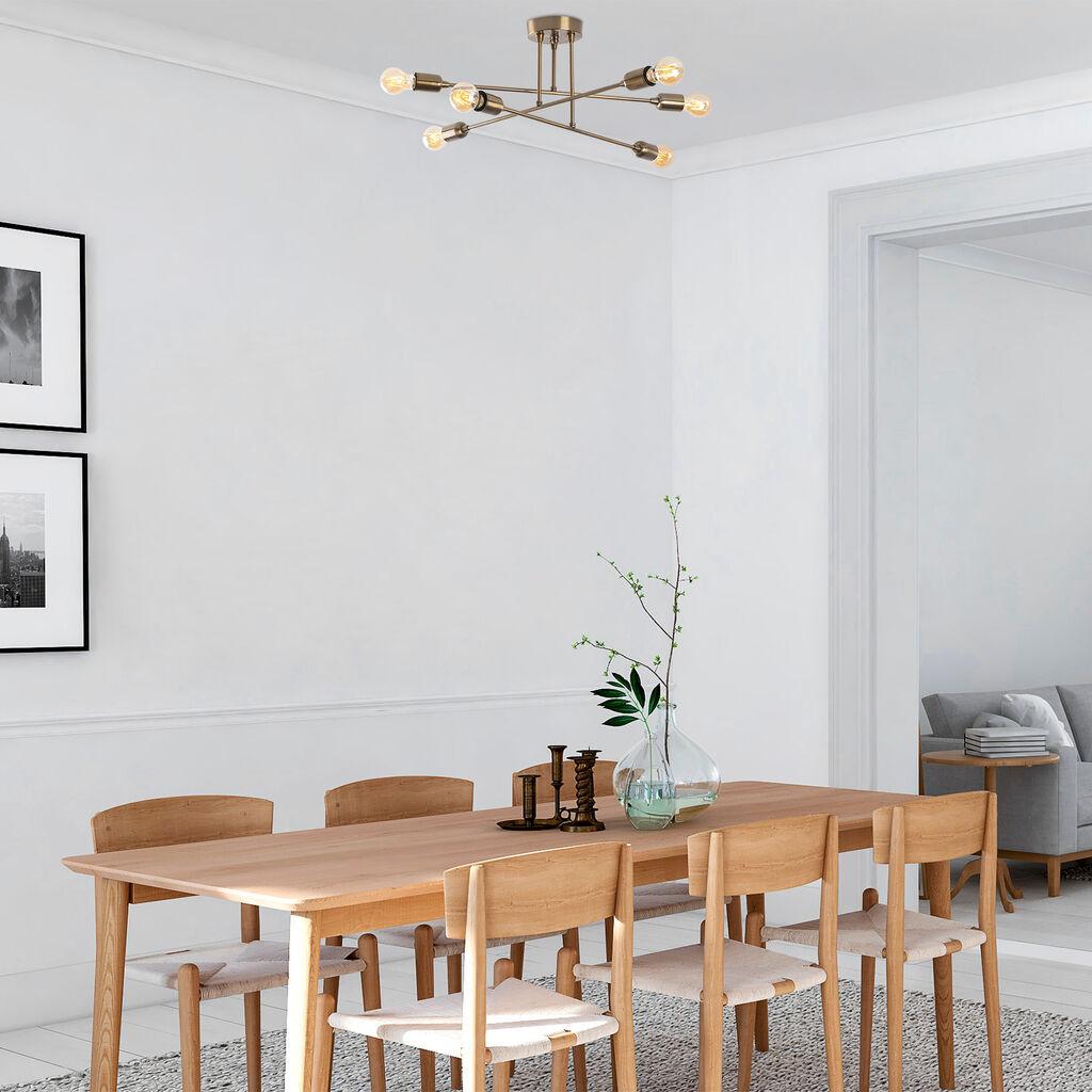 Лустер Opviq Fleur 1504, 66x66 см, бакар