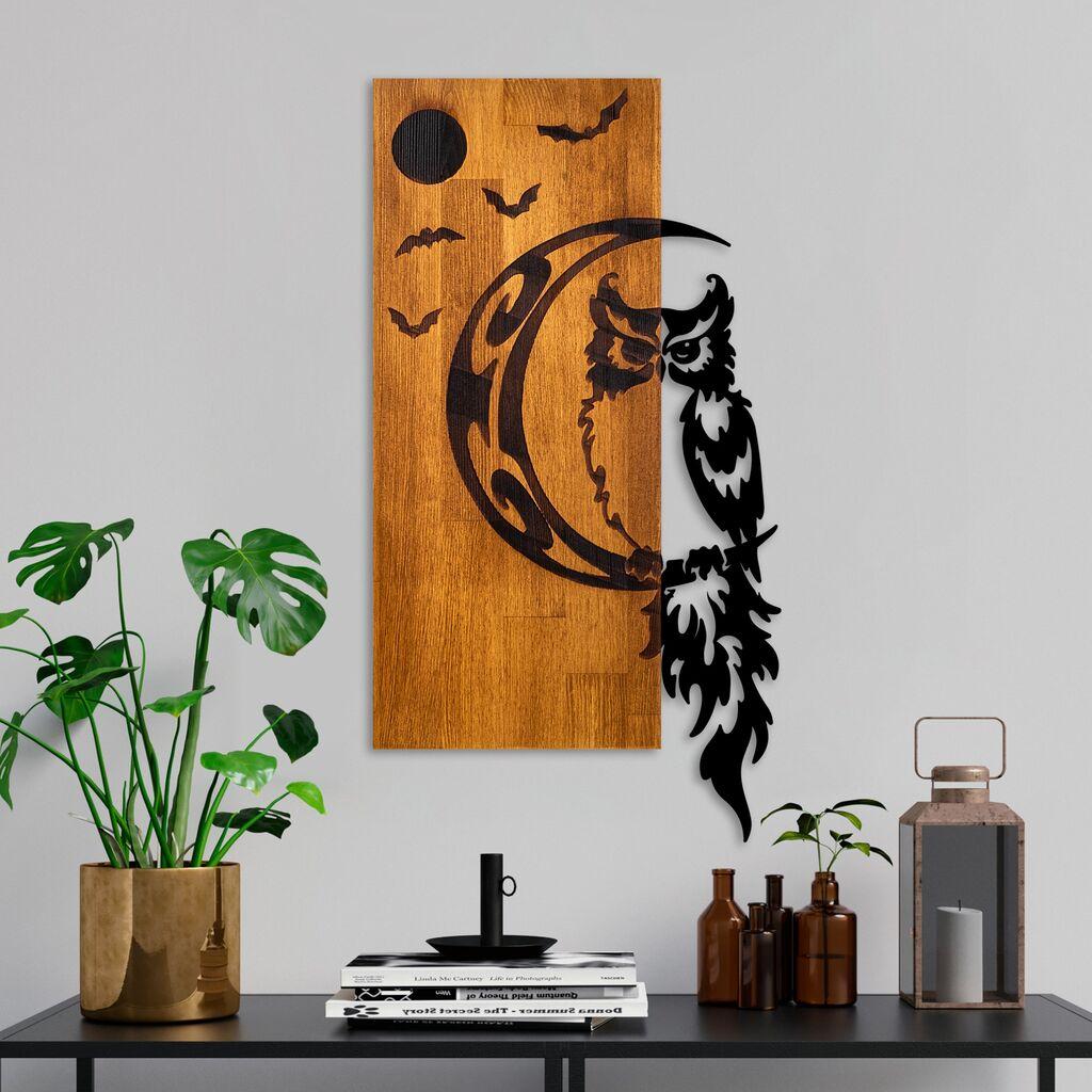 Wallity декорација за dzид Був, 36x66x3 см, кафеава боја