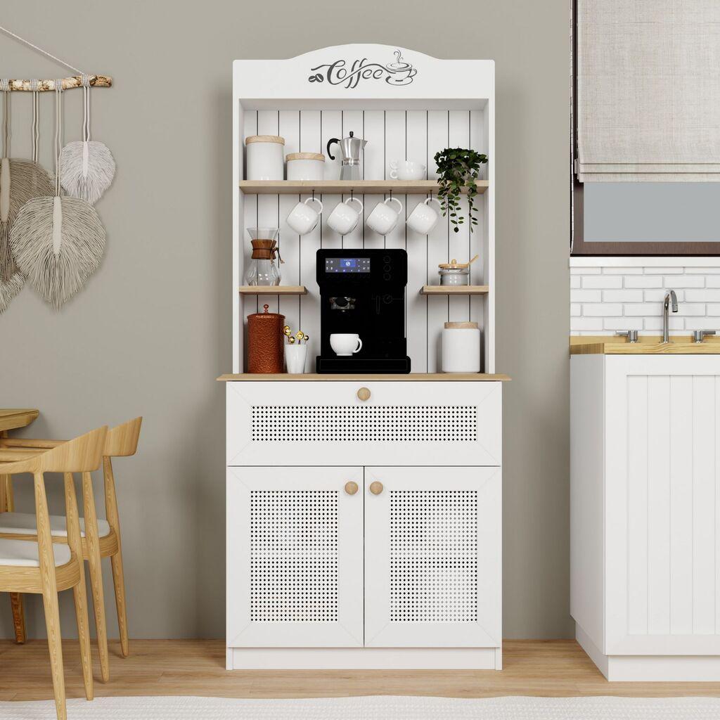 Кујнска полица Hanah Home Lucas 1600-148, 80x100x42 см, бела