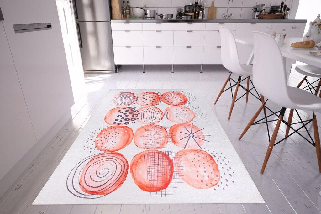 Conceptum Hypnose тепих Ada Gonul -AL 312, 140x190 cm, бело-портокалова