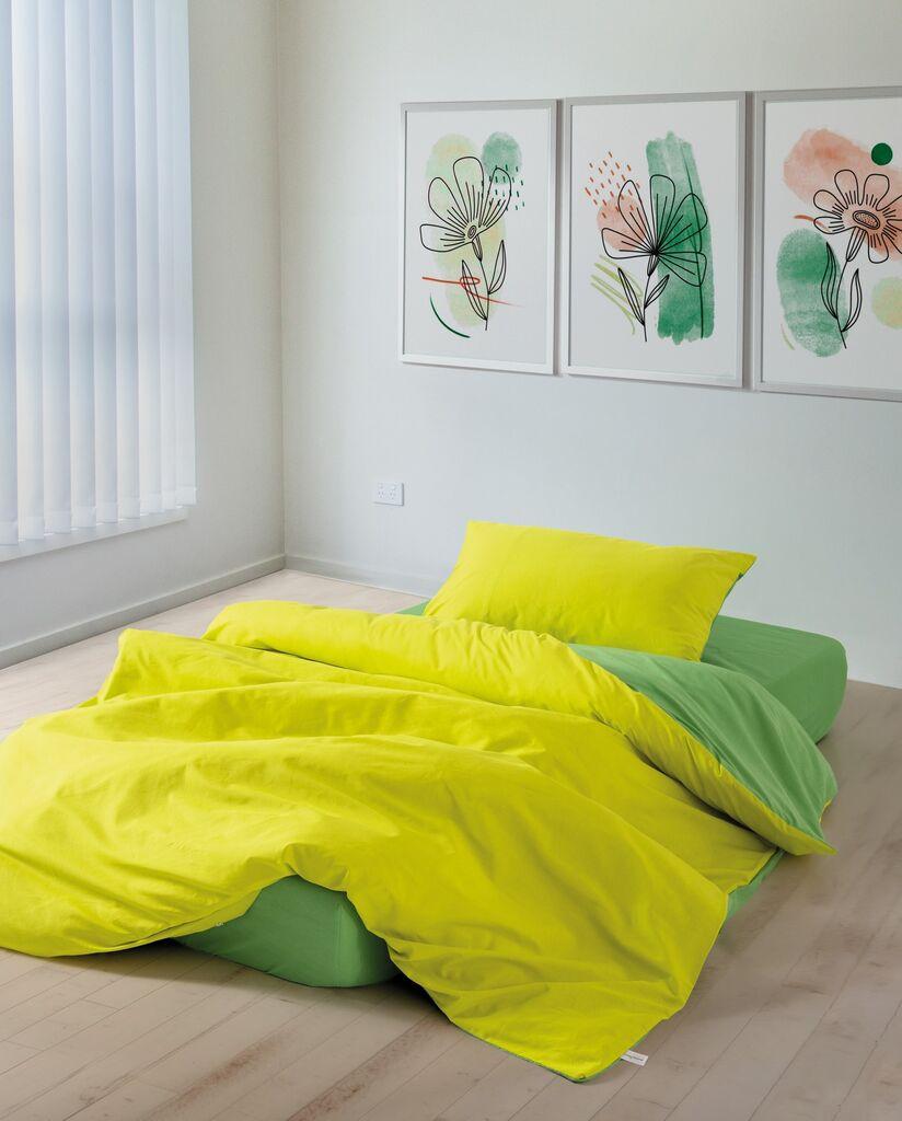 Комплет постелнина L'essentiel Maison Sage, 160x220 cm, жолта