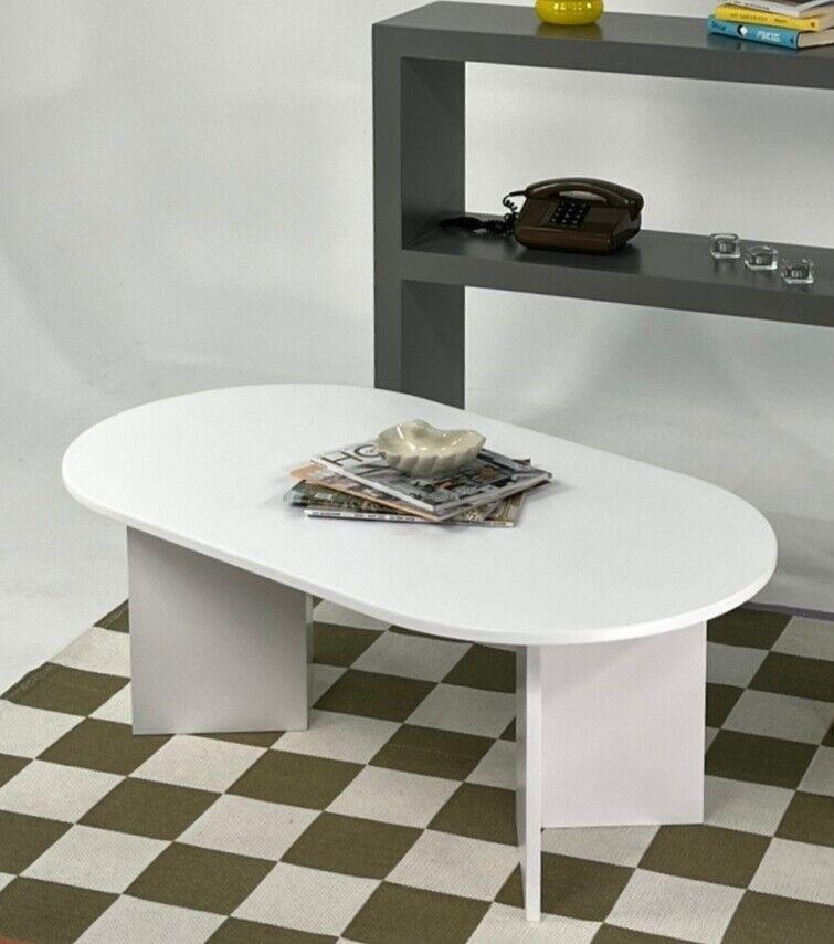Маса Hanah Home Club Leo Голема, 110x42x60 см, жолто-бела