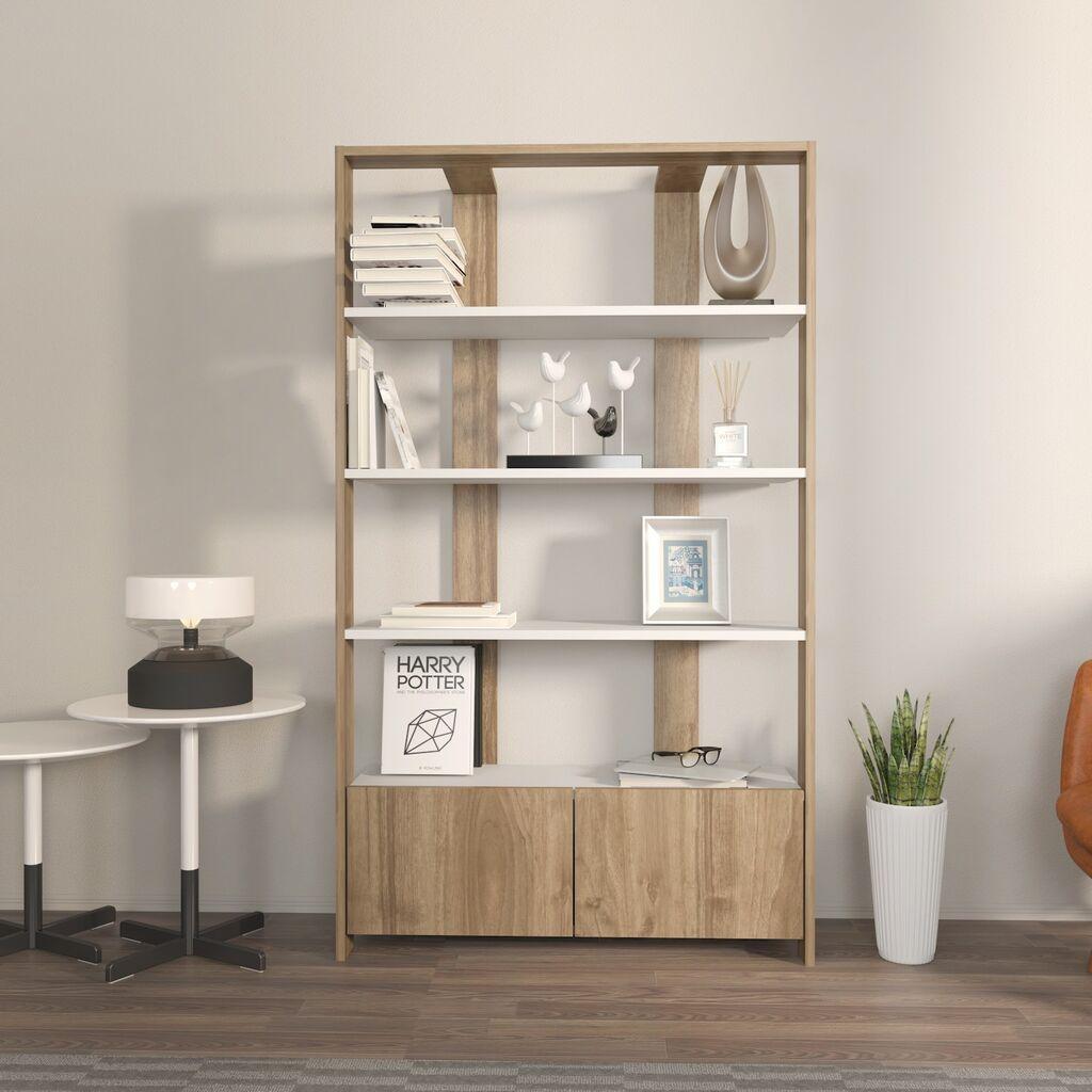 Полица за куќа Hanah Home Elena, 93,6x160x31,5 см, бела