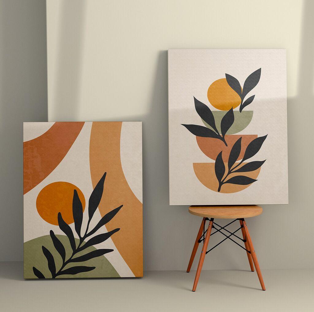 Wallity Слика на платно, 2 парчиња, 50x70 cm