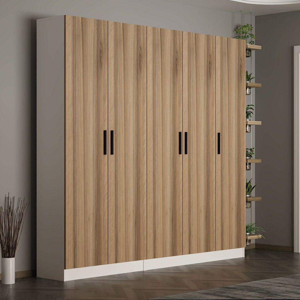 Гардеробер Hanah Home Noah-8223, 225x210x35 см, дабова боја