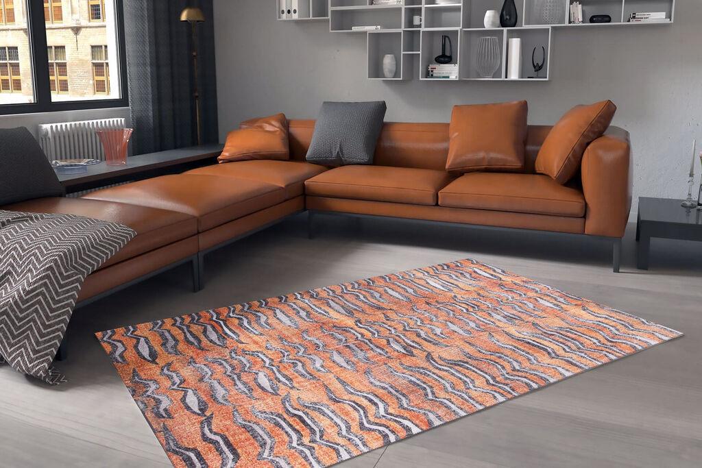 Conceptum Hypnose Carpet Opus Chenille 304, 75x150cm, портокал