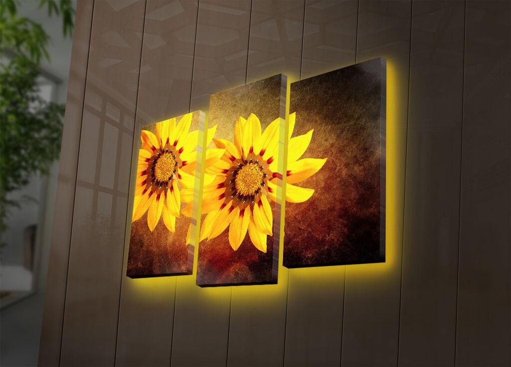 Wallity LED декорација за dzид 3PATDACT-7, 82 x 50 см, шарена