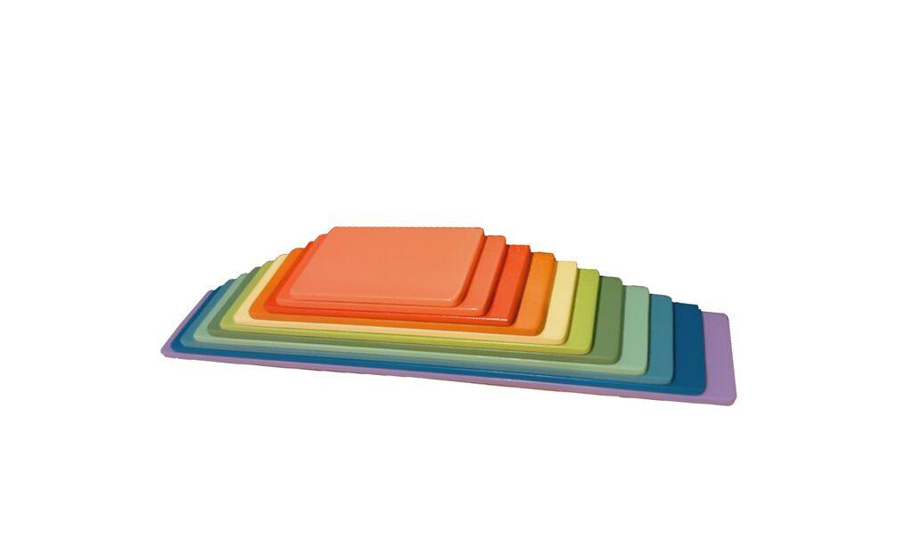 HANAH HOME Drvena igračka Pastel Woods, Šarena, 11 delova